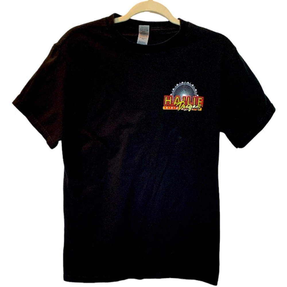 HAILIE DEEGAN Viva Las Vegas Black T-shirt Small
